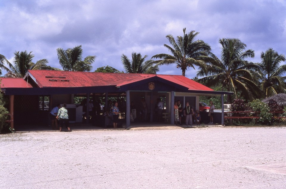 Atiu airport terminal, November 2000. © Andrew A. Bryant