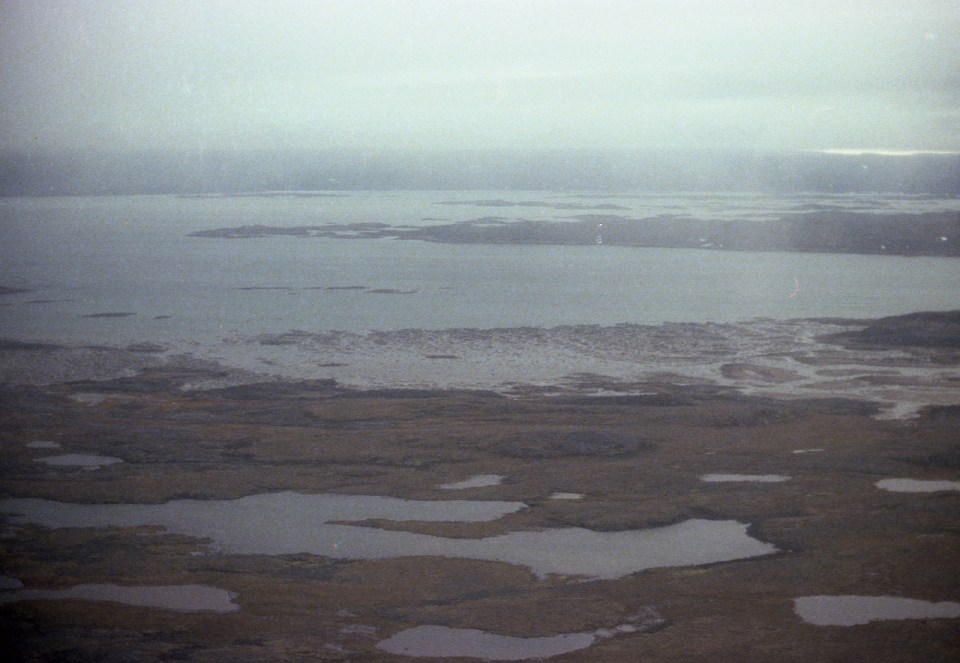 A long ways from nowhere. Fishing trip out of Resolute, NWT, 1979 74°33'23.09"N 97°33'34.87"W