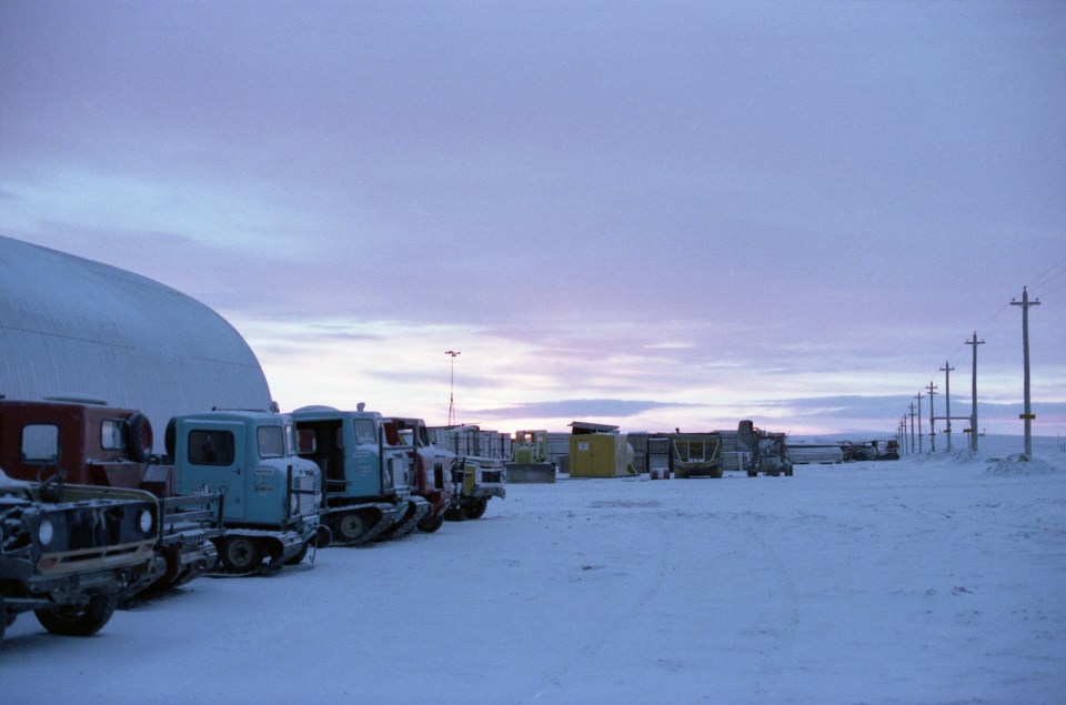 Snow-tracks at Resolute, 1979
