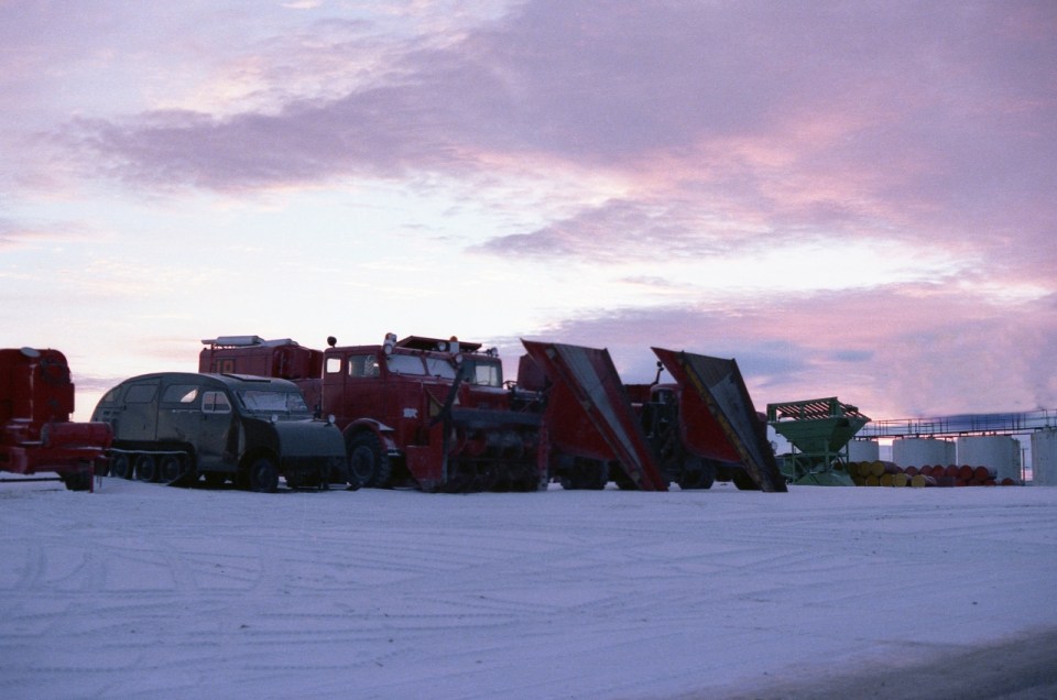 Snow equipment at Resolute Bay, NWT, 1979